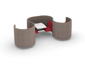 Two person study booth - Pod | Agati Furniture