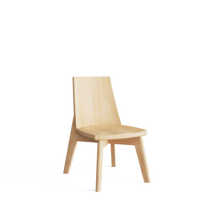 Kids wood library chair