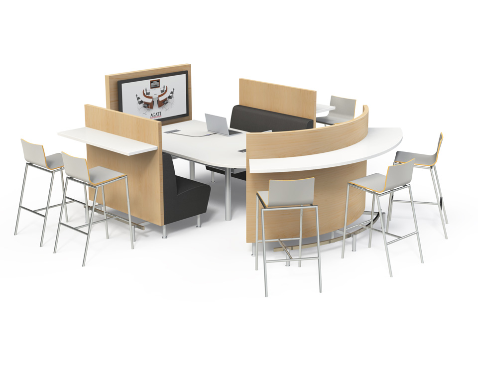 Collaboration Table with multiple functions