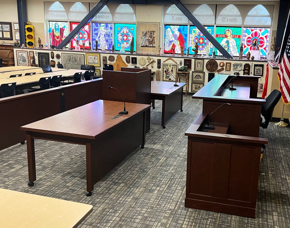 Classroom Courthouse Furniture, Jordan High