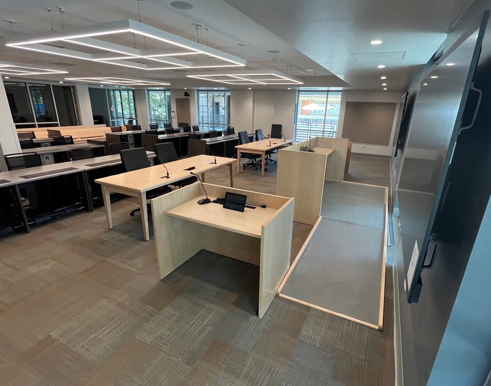 Courtroom Furniture in Riverside City College