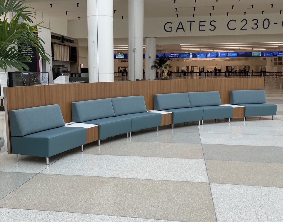 Gee Aviation Curved Lounge Seating, Orlando